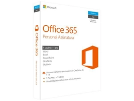 Microsoft Office 365 Personal - 1TB de Armazenamento Válidos por 1 Ano