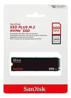 SSD 500GB M.2 2280 PCIe Gen3 NVMe Sandisk Plus