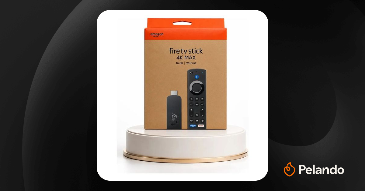 Por R$ 308: Fire TV Stick 4k Max 16gb Wi-fi 6e 2ª Geração | Pelando