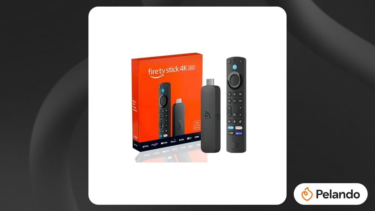 Por R$ 288: [Meli+] Amazon Fire TV Stick 4K MAX 16GB Wi-Fi 6E