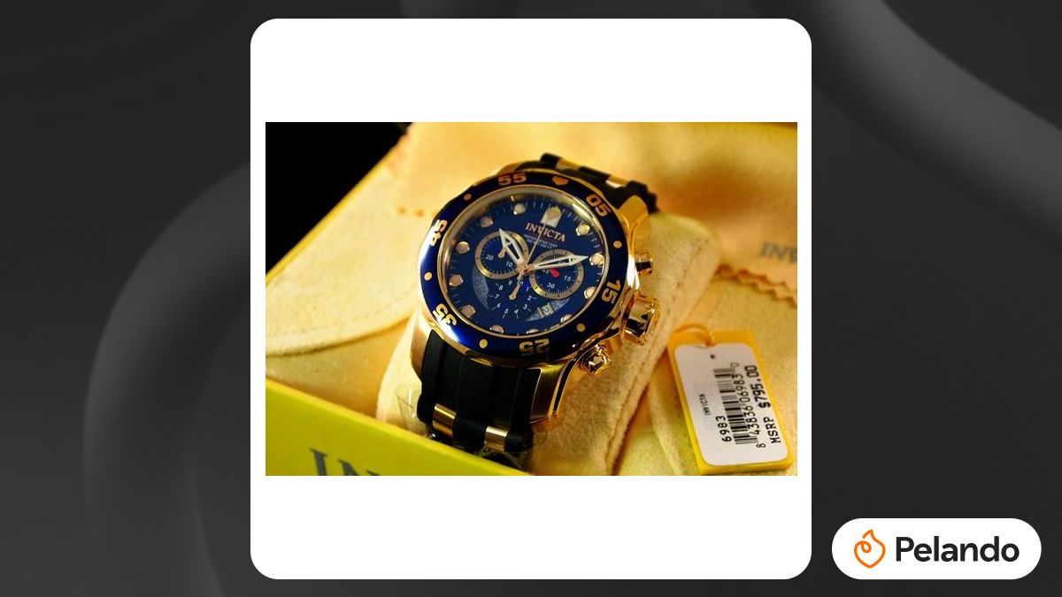 S6983 Por R$ 999: Invicta Men?s 6983 Pro Diver Collection Chronograph Blue ...