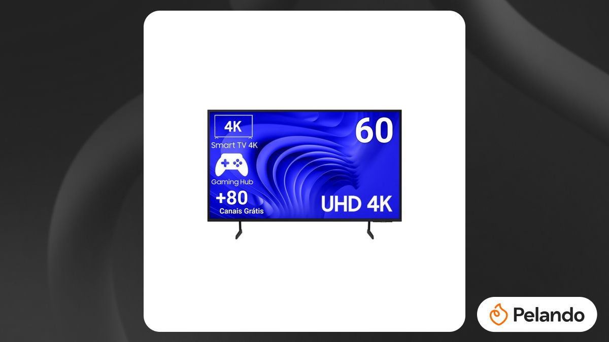 Por R$ 2.706: [VIP] Samsung Smart TV 60 Polegadas UHD 4K DU7700 2024 ...