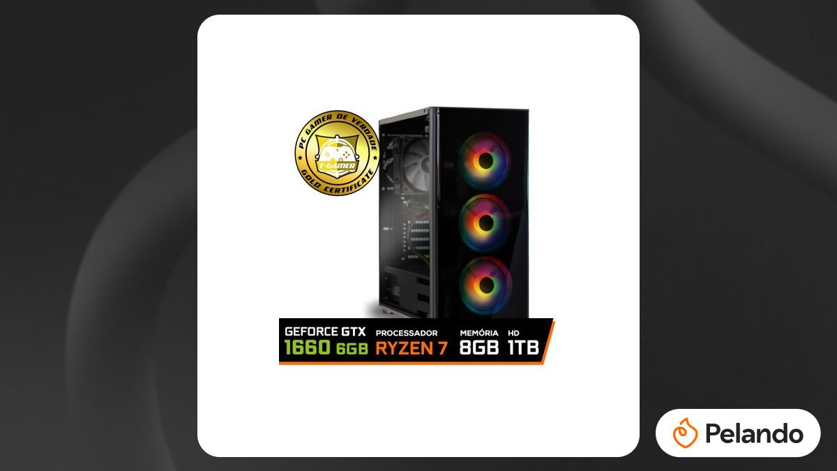 Por R$ 3.189: Pc Gamer Ryzen 7 2700 + B450 + GTX 1660 6GB + 8GB RAM ...