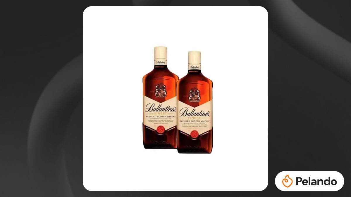 Por R$ 89,00: Kit Whisky Escocês Ballantines Finest 750ml com 2 ...