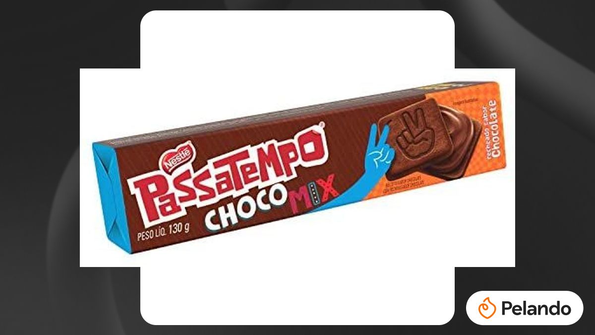 Por R$ 1,44: [PRIME/RECORRÊNCIA]Biscoito, Chocomix, Chocolate ...