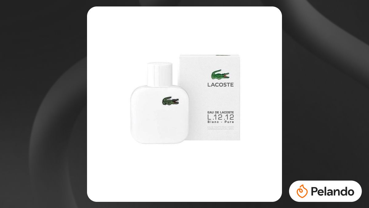 Por R$ 193: [App] Perfume Lacoste Eau De Lacoste L1212 Blanc Pure Homme ...