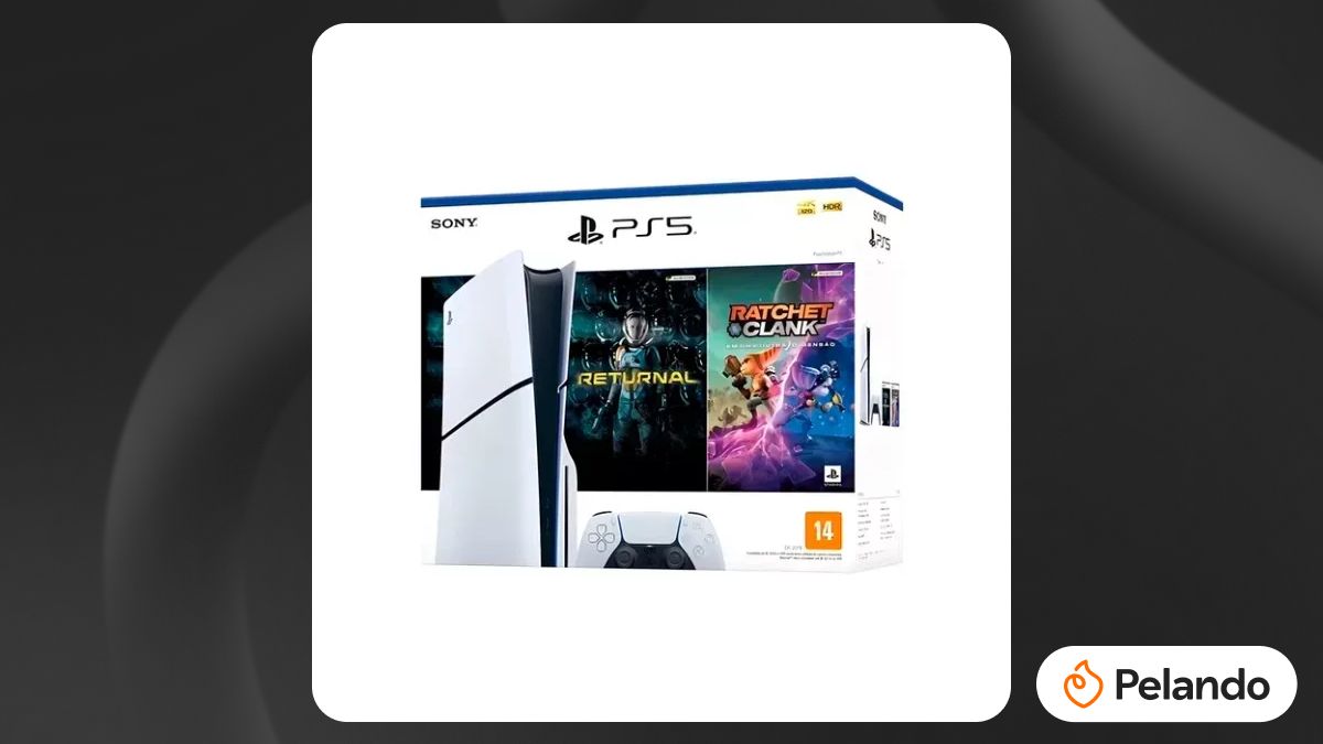 Por R$ 3.108: [CC Santander] Console PlayStation 5 Midia Fisica Slim ...