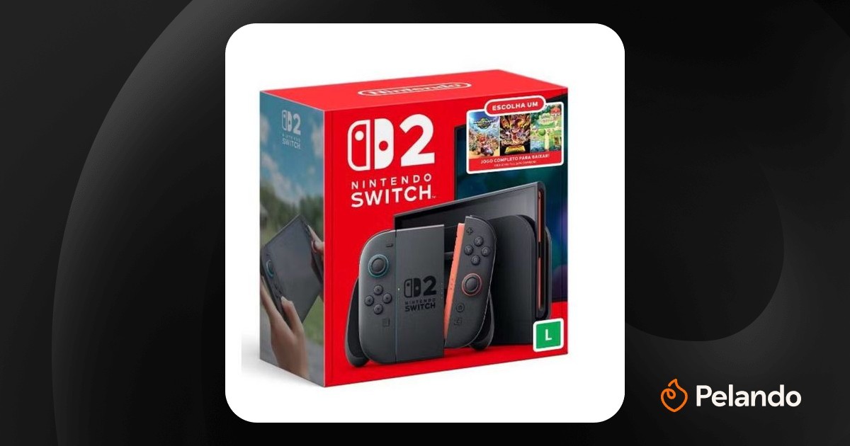 Por R$ 3.568: Console Nintendo Switch 2 256GB | Pelando