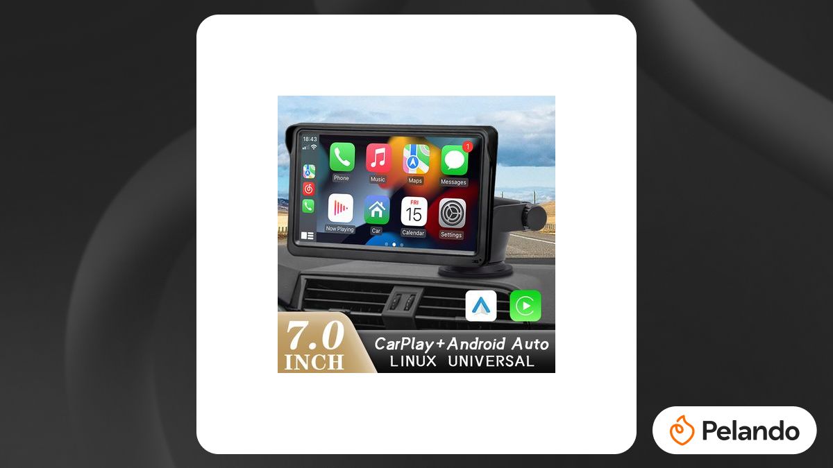 Por R$ 156: [TAXAS INCLUSAS] Multimídia Automotiva com ventosa ...