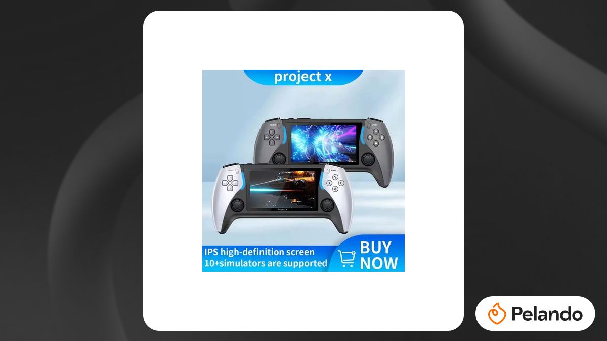 Por R$ 274: [R$234 Moedas/APP] Console Portátil Retro Project X com ...
