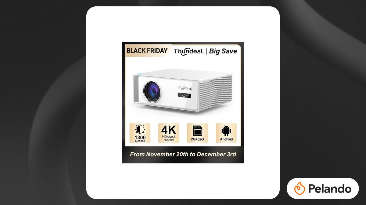 Por R$ 652: Projetor ThundeaL TD95W Full HD Android Wi-Fi | Pelando