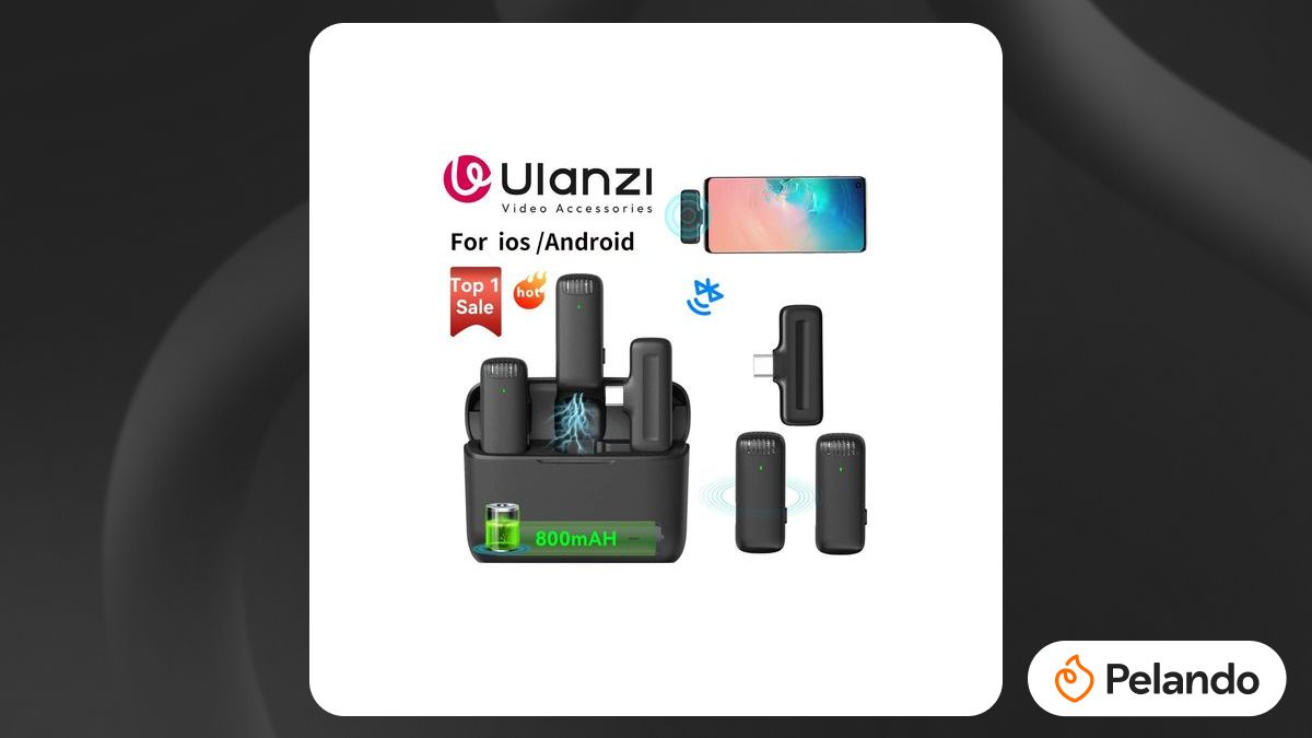 Por R$ 101: [Moedas R$51] Microfone de Lapela Sem Fio p/ Gravação e ...