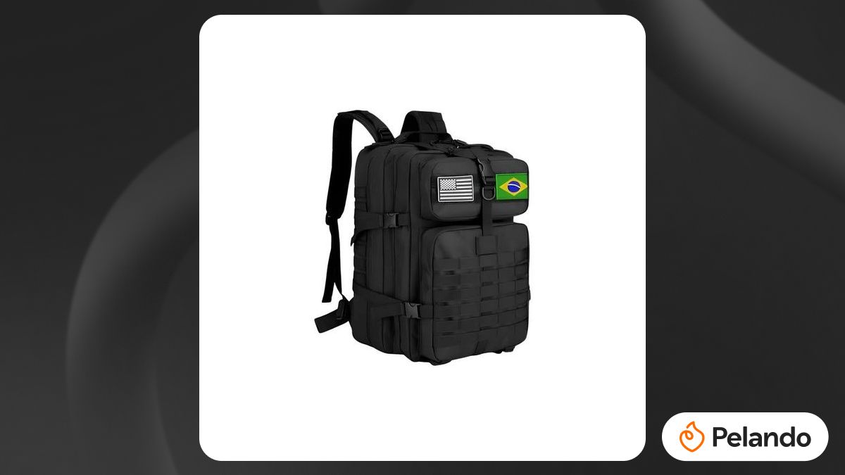 Mochila Tática Militar 50L Bagear