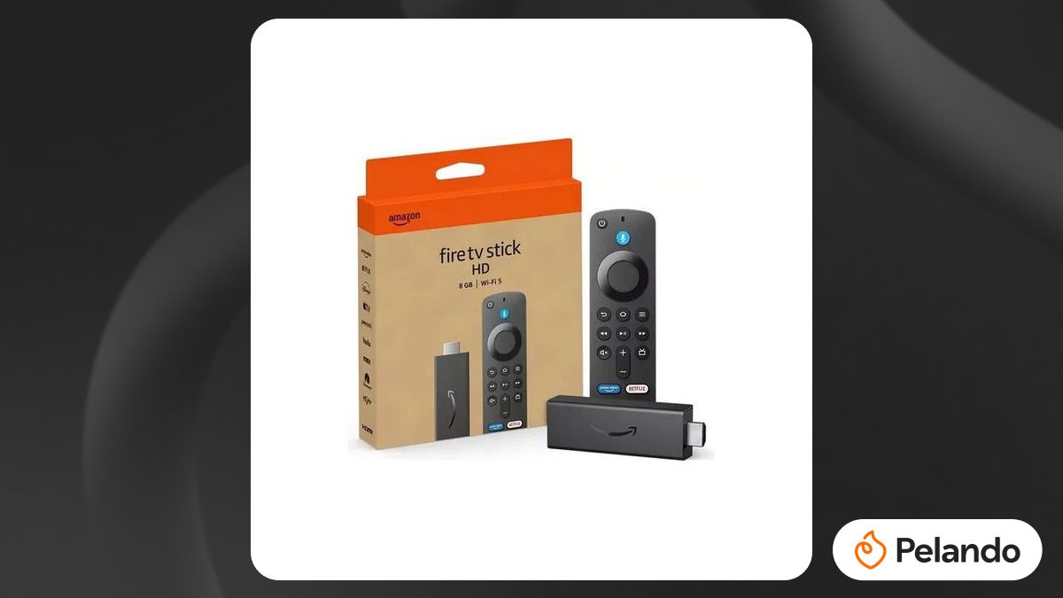Por R$ 165: Fire TV Stick Amazon HD 8GB Wi-Fi 5 Preto | Pelando