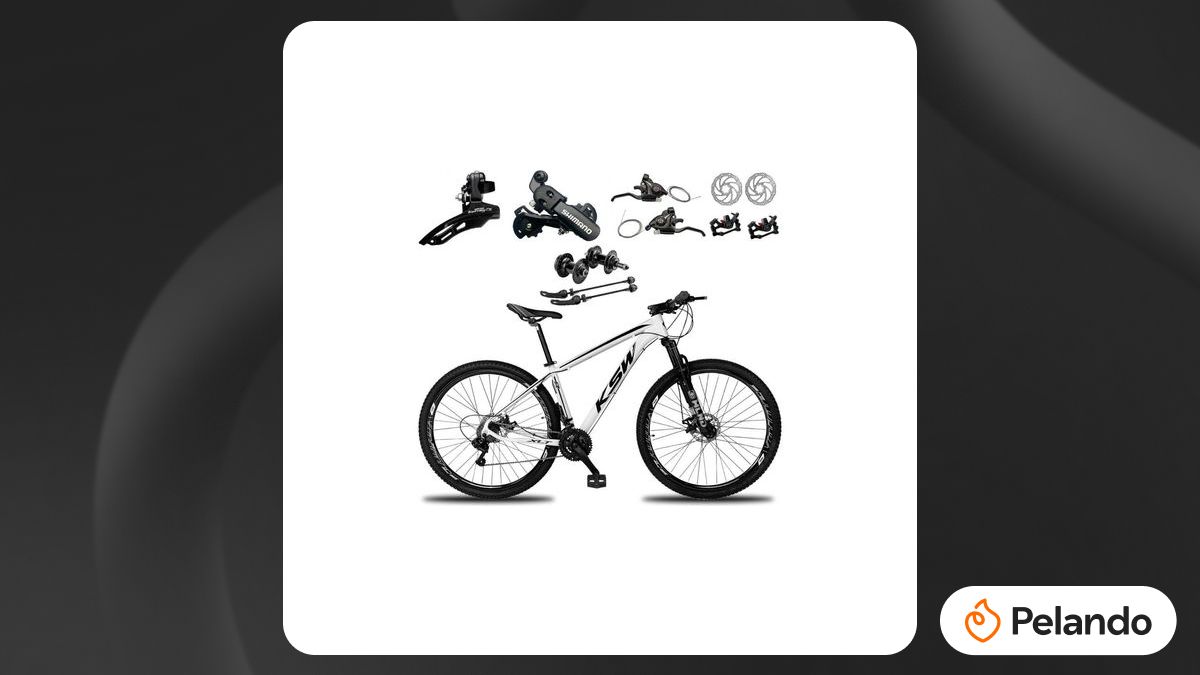 Por R$ 691: Bicicleta aro 29 KSW XLT 21 MARCHAS Shimano freios | Pelando