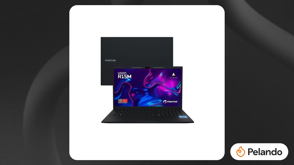 Vision R15 M Por R$ 3.399: Notebook Positivo Vision R15M Ryzen 7-5825U, 16GB RAM ...