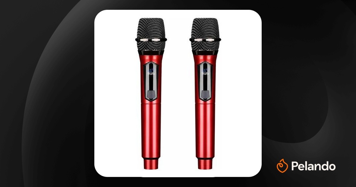 Por R$ 59,00: Kit 2 Microfones Sem Fio Recarregável 50m | Pelando