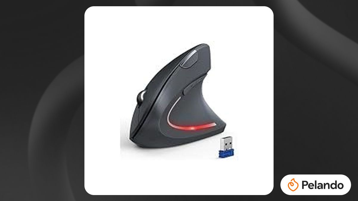 Por R$ 30,00: [Regional] Altomex Mouse Vertical Sem Fio DPI Ajustável ...