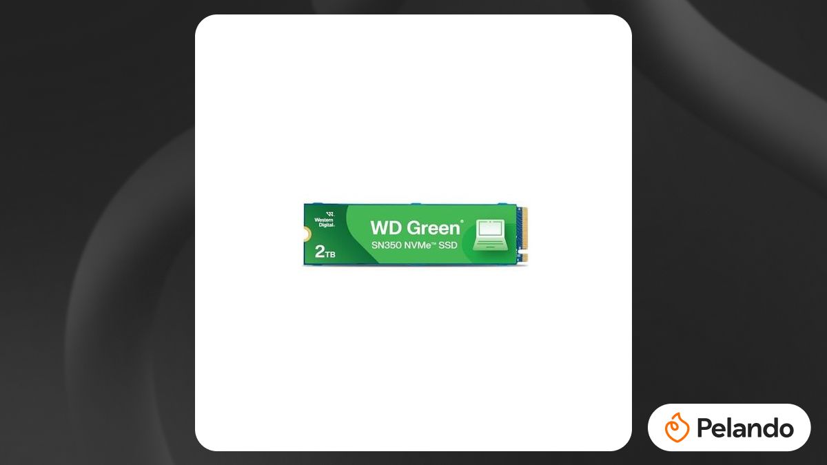 Por R$ 929: SSD WD Green SN350 2TB NVMe M.2 3200MB/s | Pelando