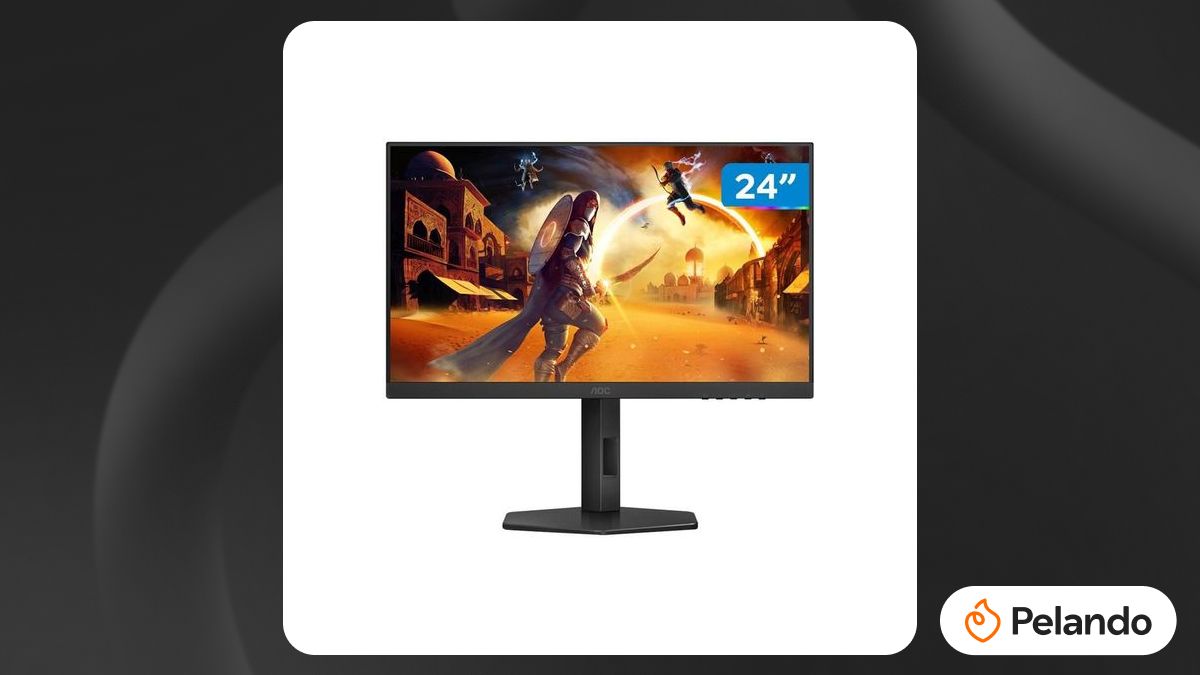 Por R$ 654: AOC Monitor Gamer 24G4/P 180Hz Full HD HDMI/DP | Pelando