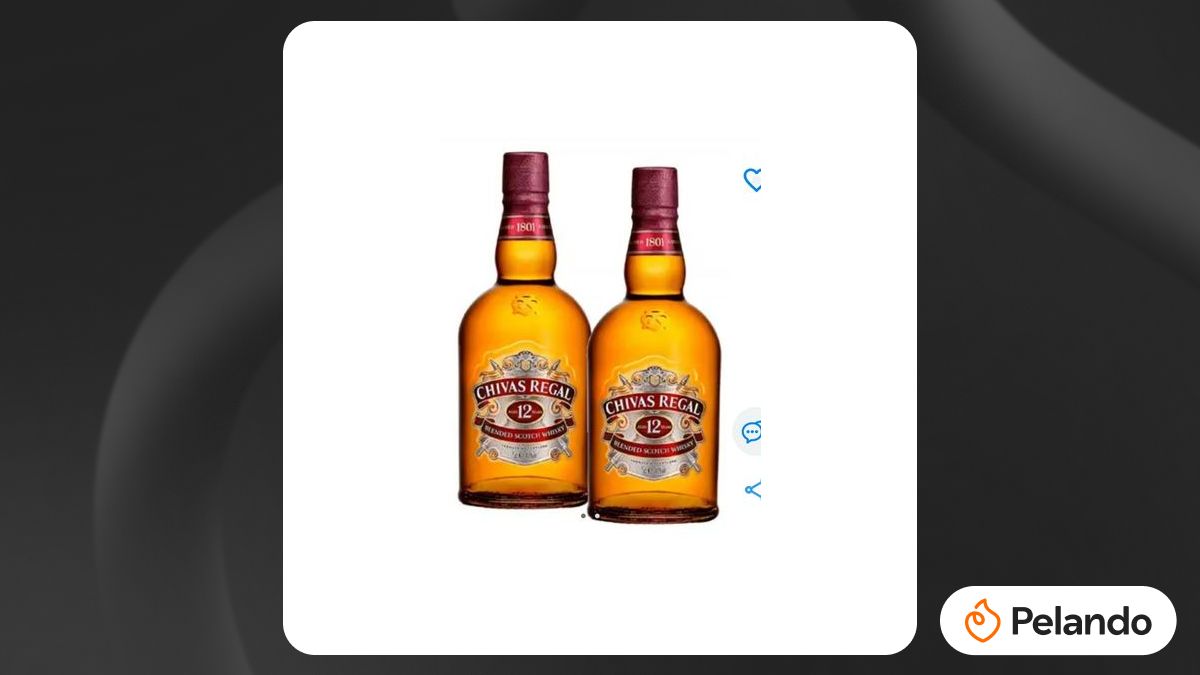 Por R$ 137: [68R$ Cada Unidade] Kit Whisky Escocês Chivas Regal 12 anos ...