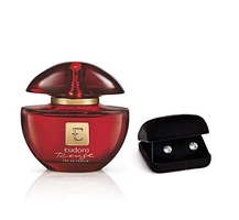 Conjunto Rouge Eudora Cristal Feminino (brinco Swarovski + perfume) 