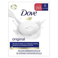 (R$ 2.98 cada) Sabonete Em Barra Dove Branco 90g - 8un