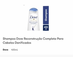 [APP] Shampoo Dove reconstrução Completa 400ml