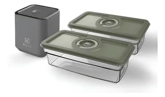 Kit Seladora a Vácuo Portátil com 2 Potes