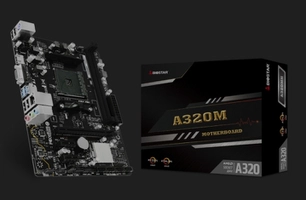 Placa Mãe Biostar A320MH, Chipset A320, AMD AM4, mATX, DDR4