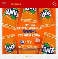 [APP] Fanta 500ml de graça no McDonald's