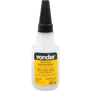 VONDER, Adesivo Instantâneo Cianoacrilato, Industrial, 20g