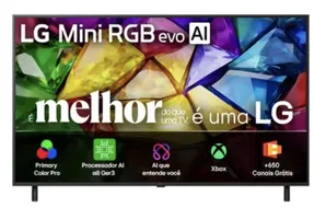 Por R$ 6.819: [Meli +] Smart TV LG Mini RGB evo AI 4K MRGB85 75 ...