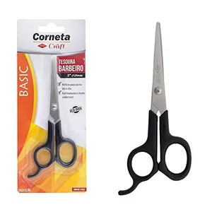 CORNETA TESOURA PRO BARBEIRO 5"