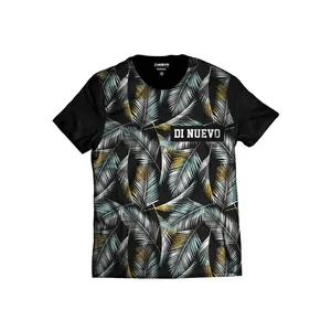 Camiseta Di Nuevo Penas Dourada Verão Rio Street Wear