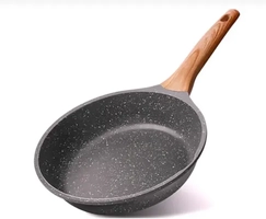 Panela Frigideira De Indução E Fogão A Gás Antiaderente De Cerâmica Reforçada Linha Premium