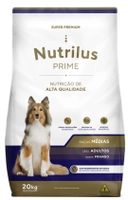 Ração Seca Nutrilus Prime 20kg Frango para Cães Adultos de Raças Médias super Premium 
