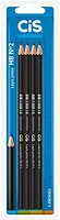 (Prime) 4 Unid. Lápis Preto Redondo e Apontado | R$ 1,50