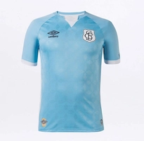 Camisa santos n3 azul bebê