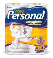 Papel Higiênico Personal Lavanda 30 Metros 4 Rolos | R$2