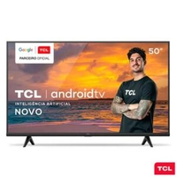 Smart TV TCL LED 4K UHD HDR 50" Android TV 50P615 | R$ 2299
