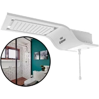 Chuveiro Ducha Intense Eletrônico Para Parede Branco Jato Intenso Com Controle De Temperatura Fame