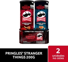 [App/REC] Pack Batata Pringles Stranger Things Bacon 100g e Steak 100g
