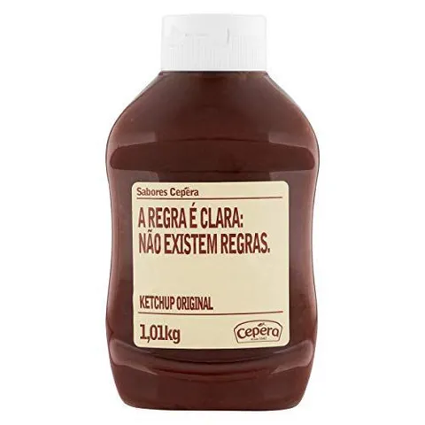 [+por- R$9,53] Ketchup Original Sabores Cepêra