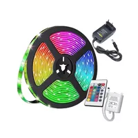 [DoBrasil/Moedas] Fita Led 3528 IP65 Com Silicone RGB Rolo 5 Metros + Controle + Fonte 12V 2A