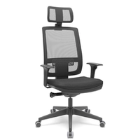 [CC Americanas + AME R$629] Cadeira de Escritório Presidente Brizza - Plaxmetal R$1199