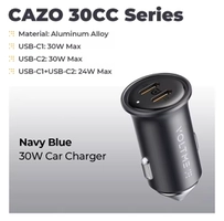(moedas R$2,49) Carregador de carro Voltme 30w 2x USB C