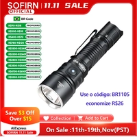Lanterna tática recarregável Sofirn SK40 3200lm