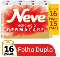 [PRIME]Neve Papel Higiênico Toque de Seda 16 rolos - Leve 16