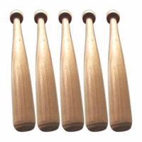 Taco Bastao De Baseball (beisebol) Em Madeira Maciça Bastão por R$ 9